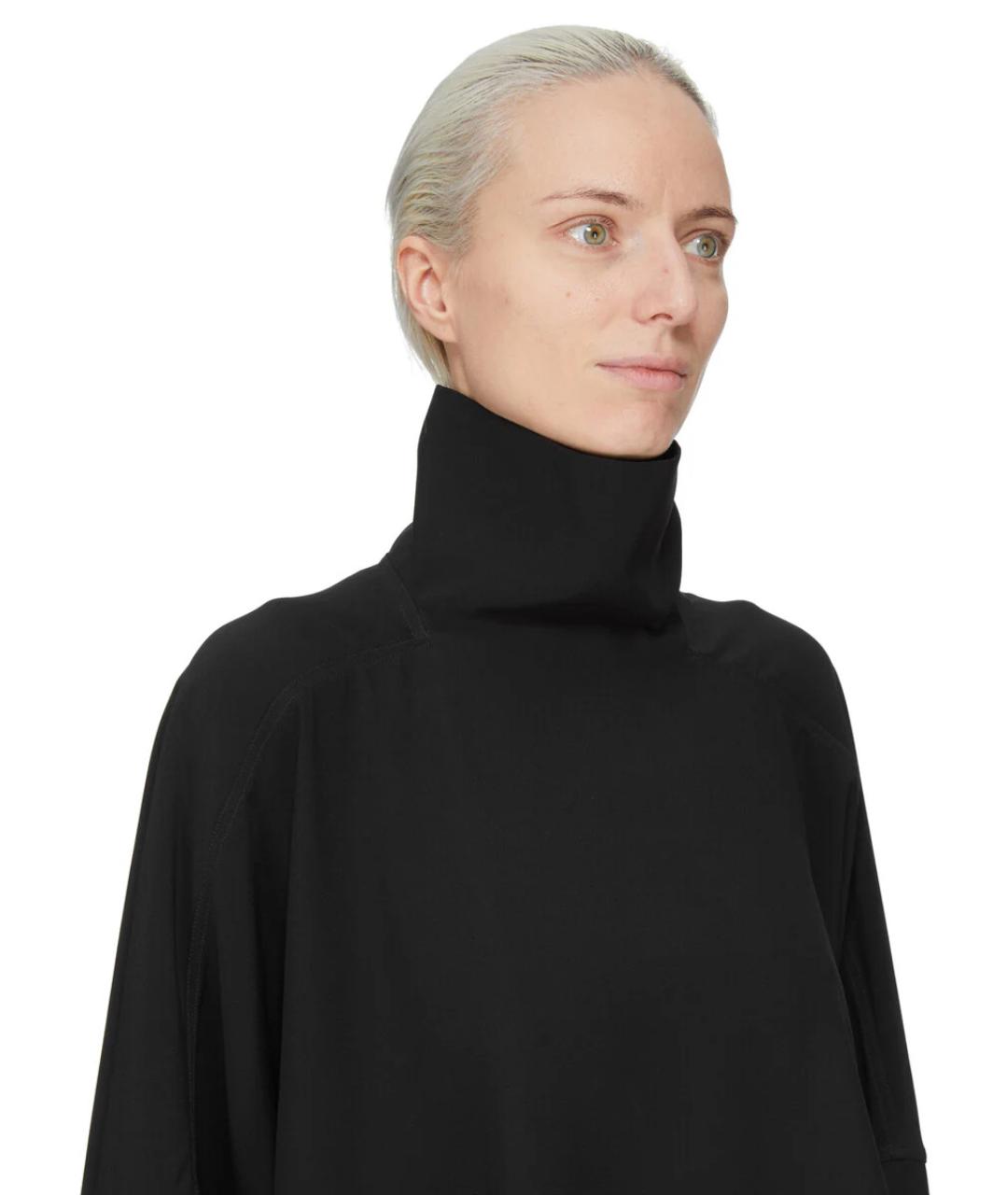 RICK OWENS Черный вискозный джемпер / свитер, фото 4