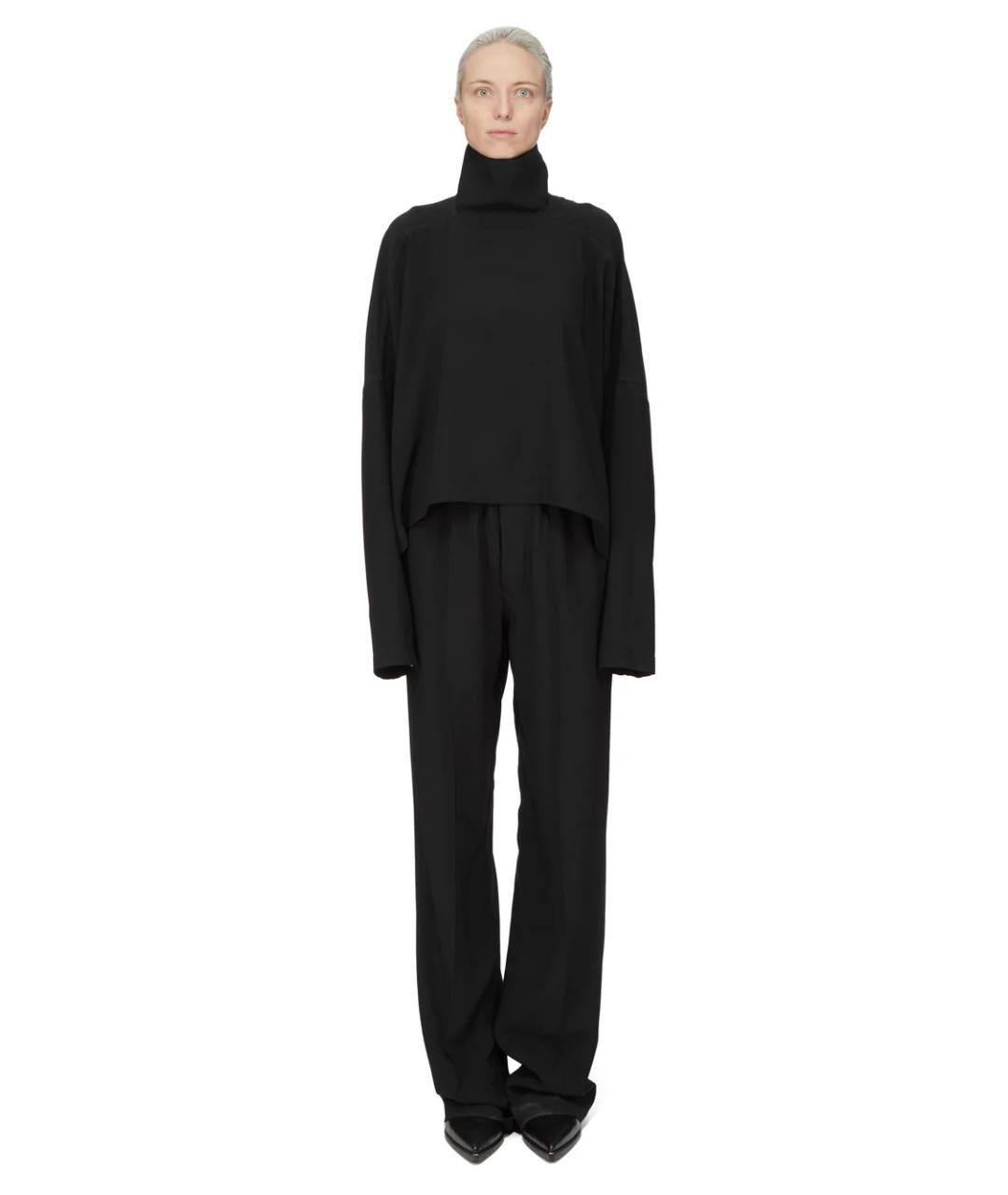 RICK OWENS Черный вискозный джемпер / свитер, фото 6