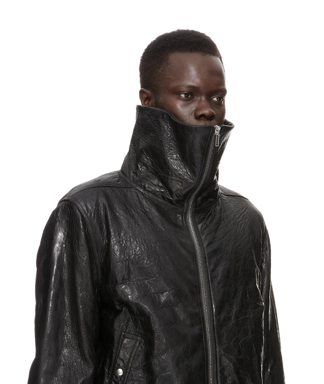 RICK OWENS Черная шерстяная куртка, фото 4