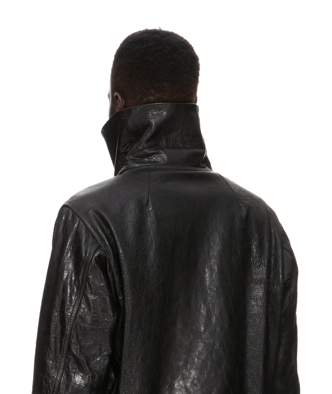 RICK OWENS Черная шерстяная куртка, фото 5