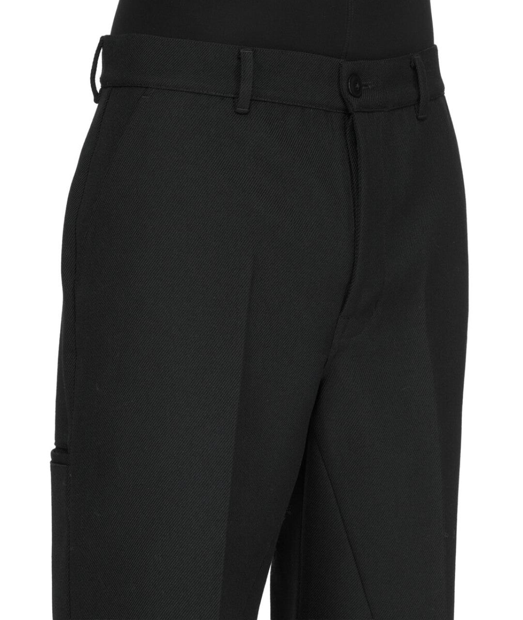 RICK OWENS Черные шерстяные шорты, фото 4