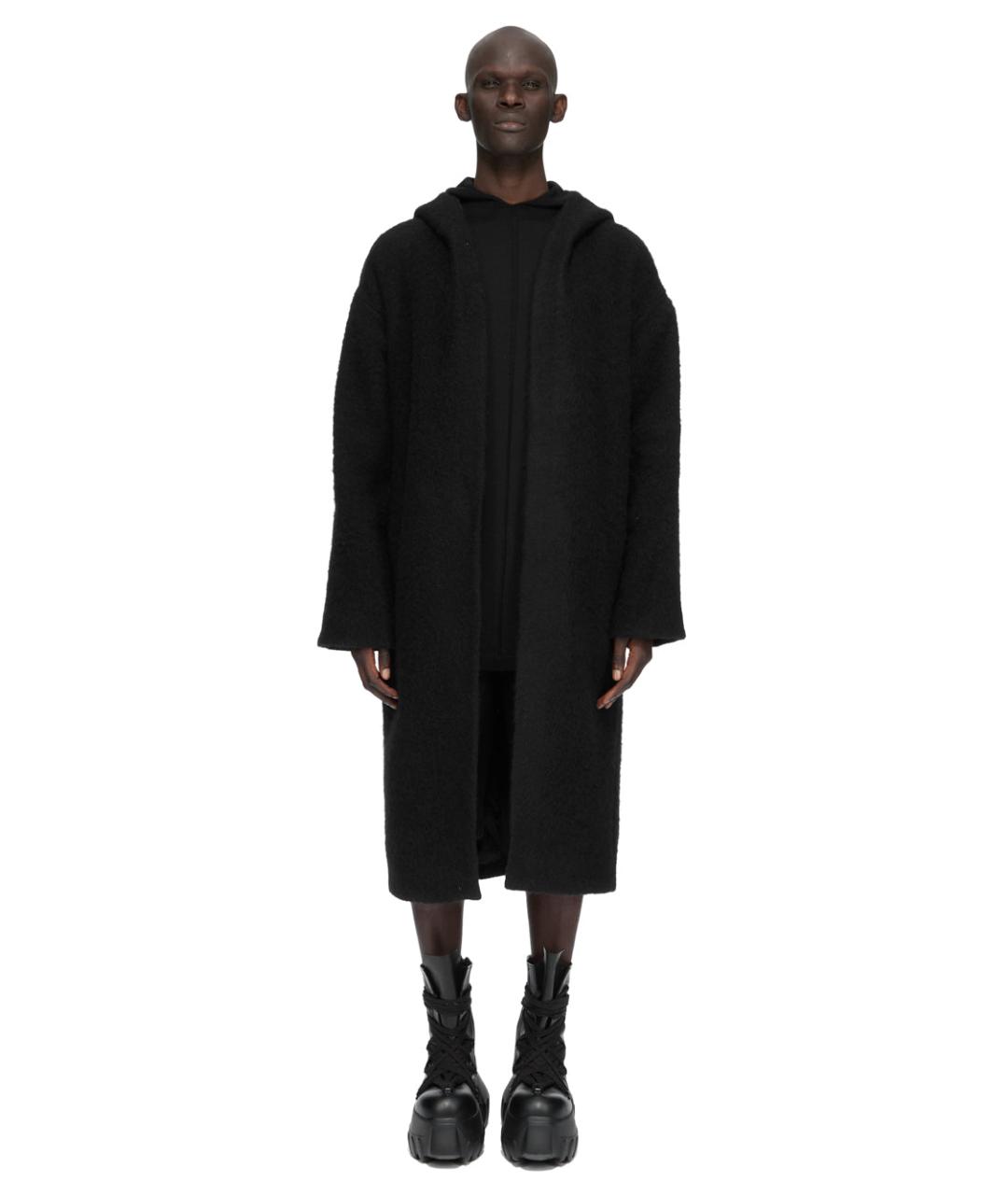 RICK OWENS Черные шерстяные шорты, фото 7