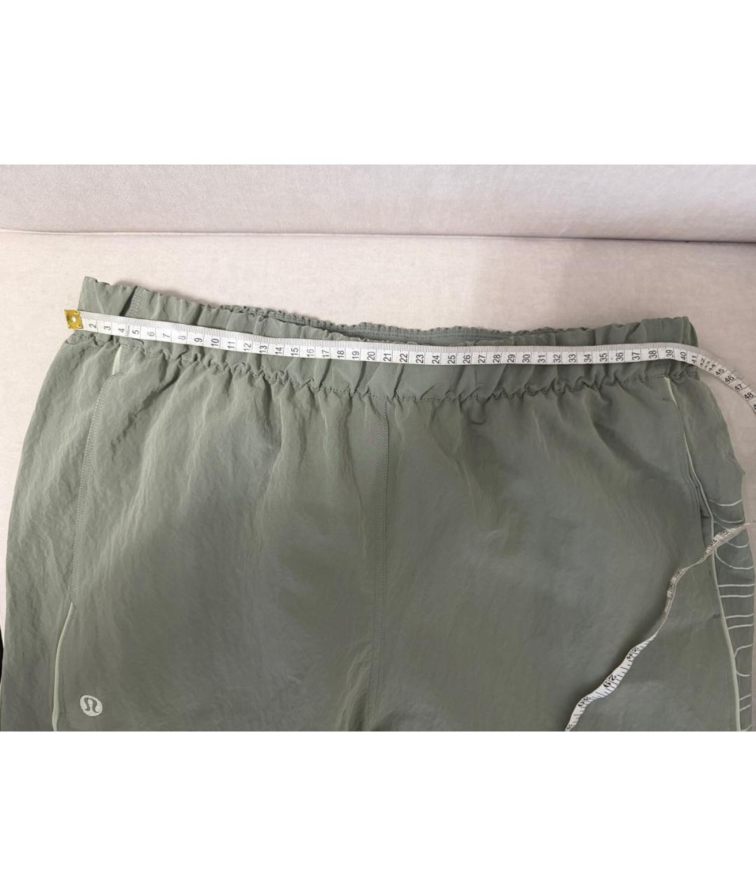 Lululemon Хаки полиэстеровый костюм с брюками, фото 8