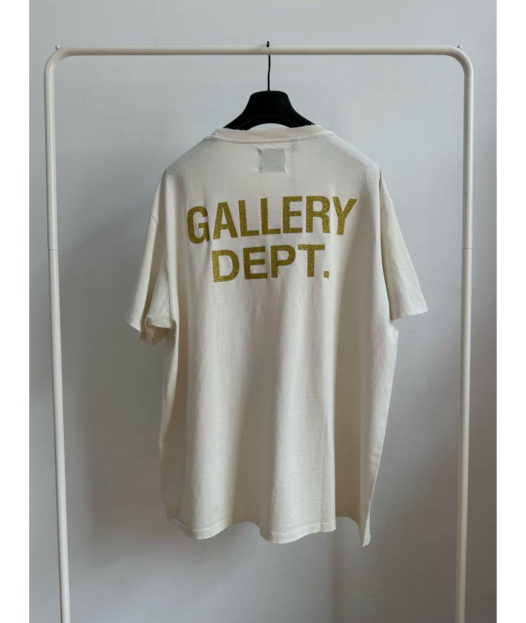 Gallery Dept Бежевая хлопковая футболка, фото 2
