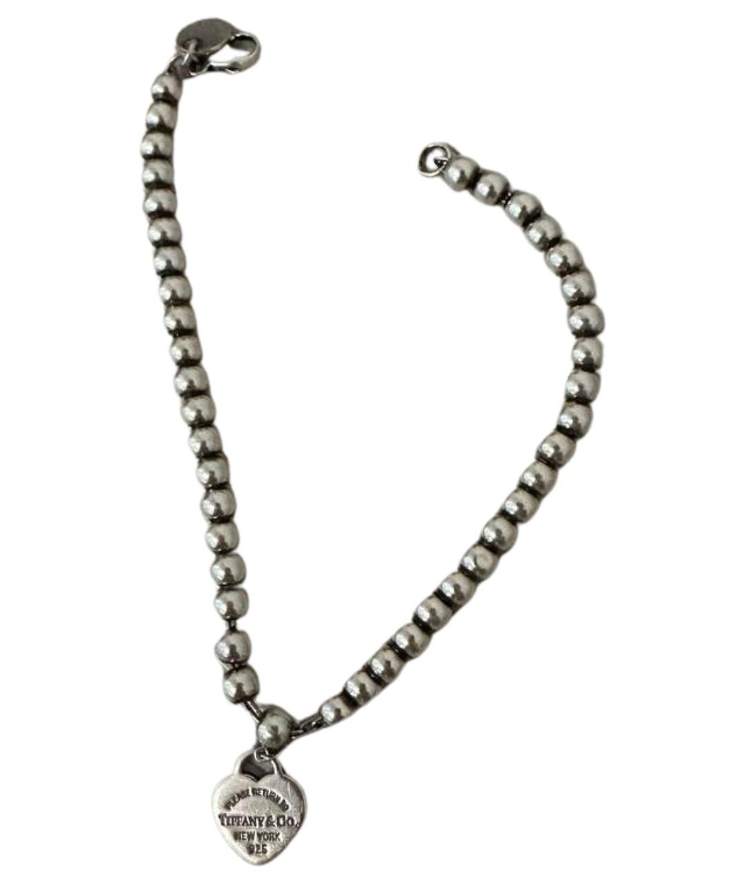 TIFFANY&CO Бирюзовый серебряный браслет, фото 1