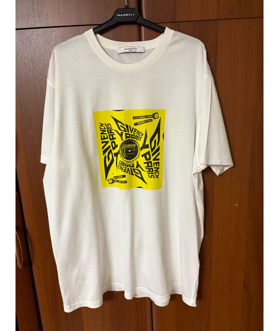 GIVENCHY Белая хлопковая футболка, фото 2