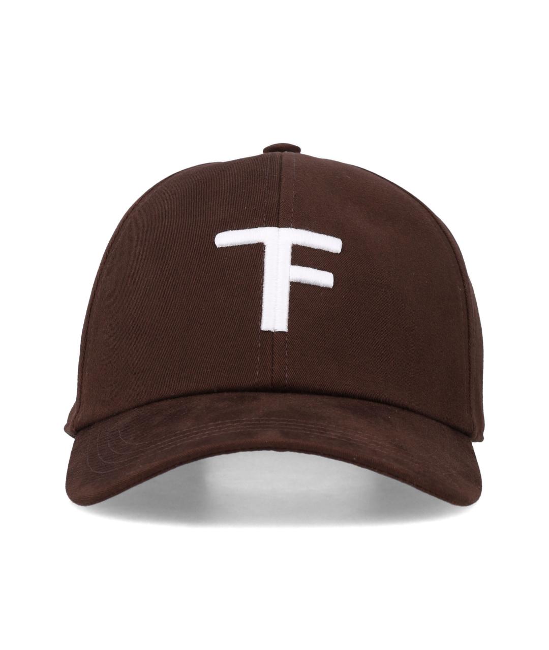 TOM FORD Коричневая кепка/бейсболка, фото 1