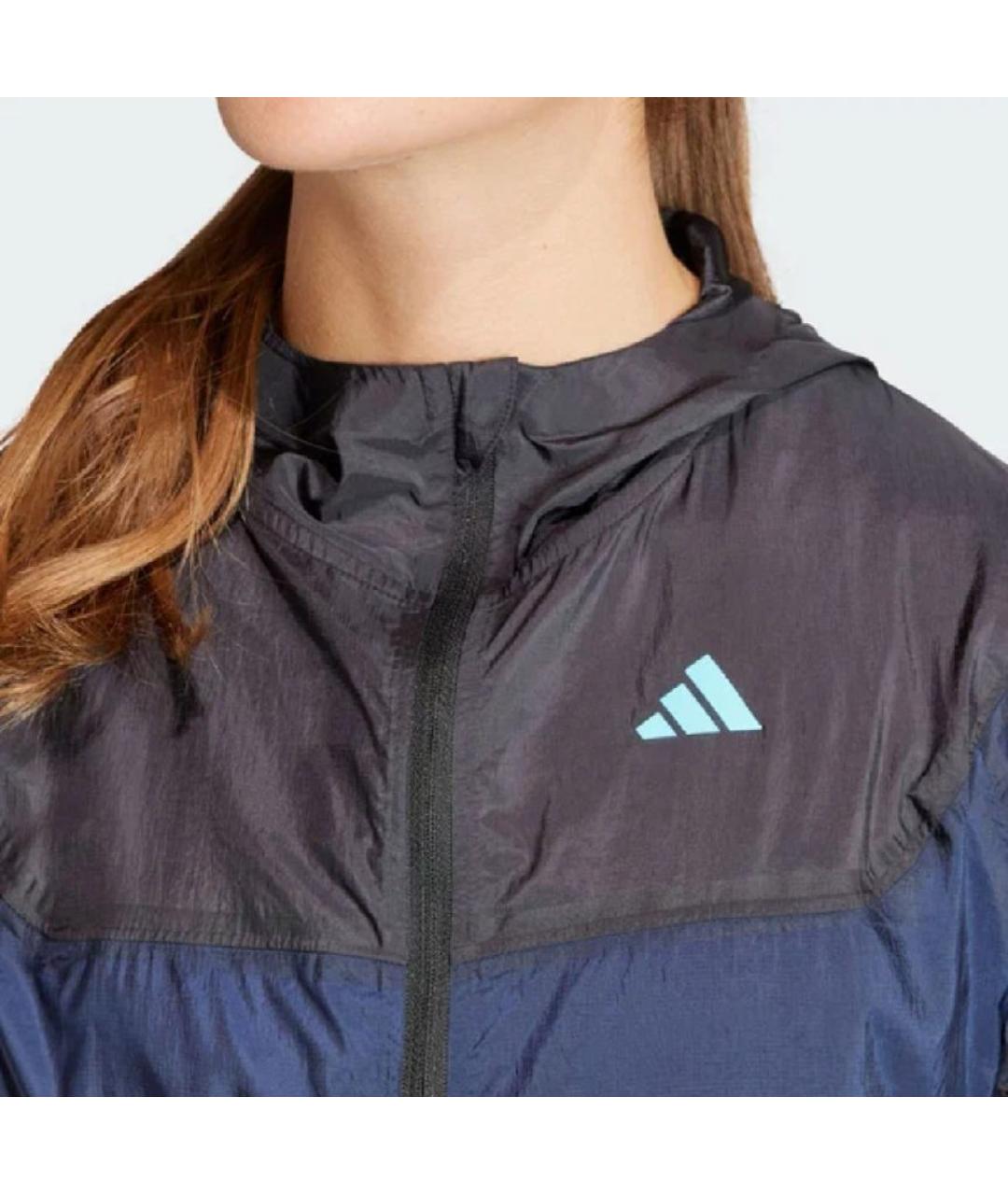 ADIDAS Темно-синяя спортивная куртка, фото 8
