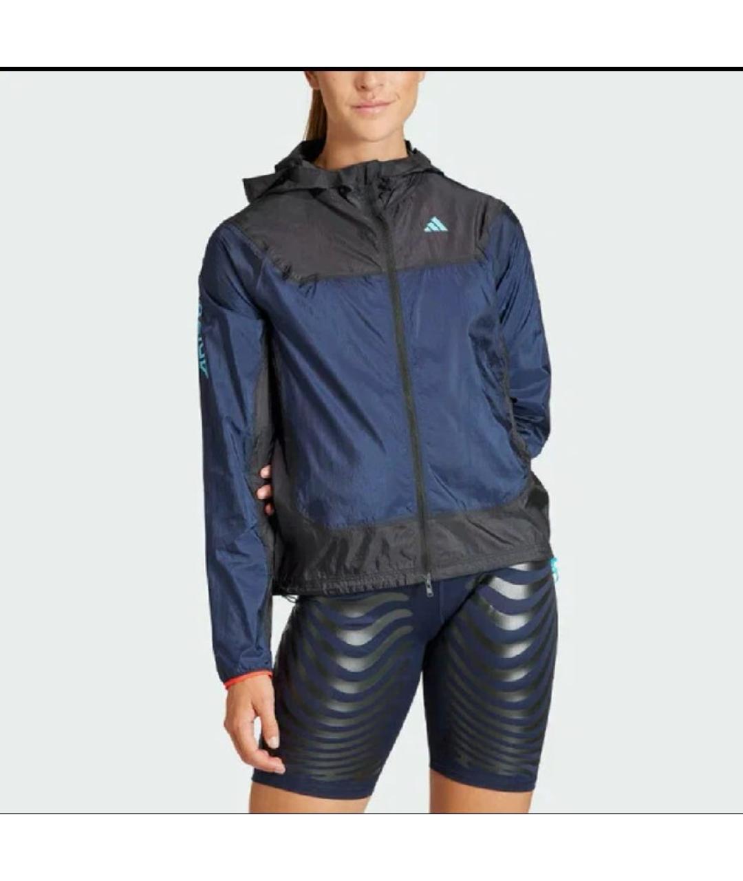 ADIDAS Темно-синяя спортивная куртка, фото 7