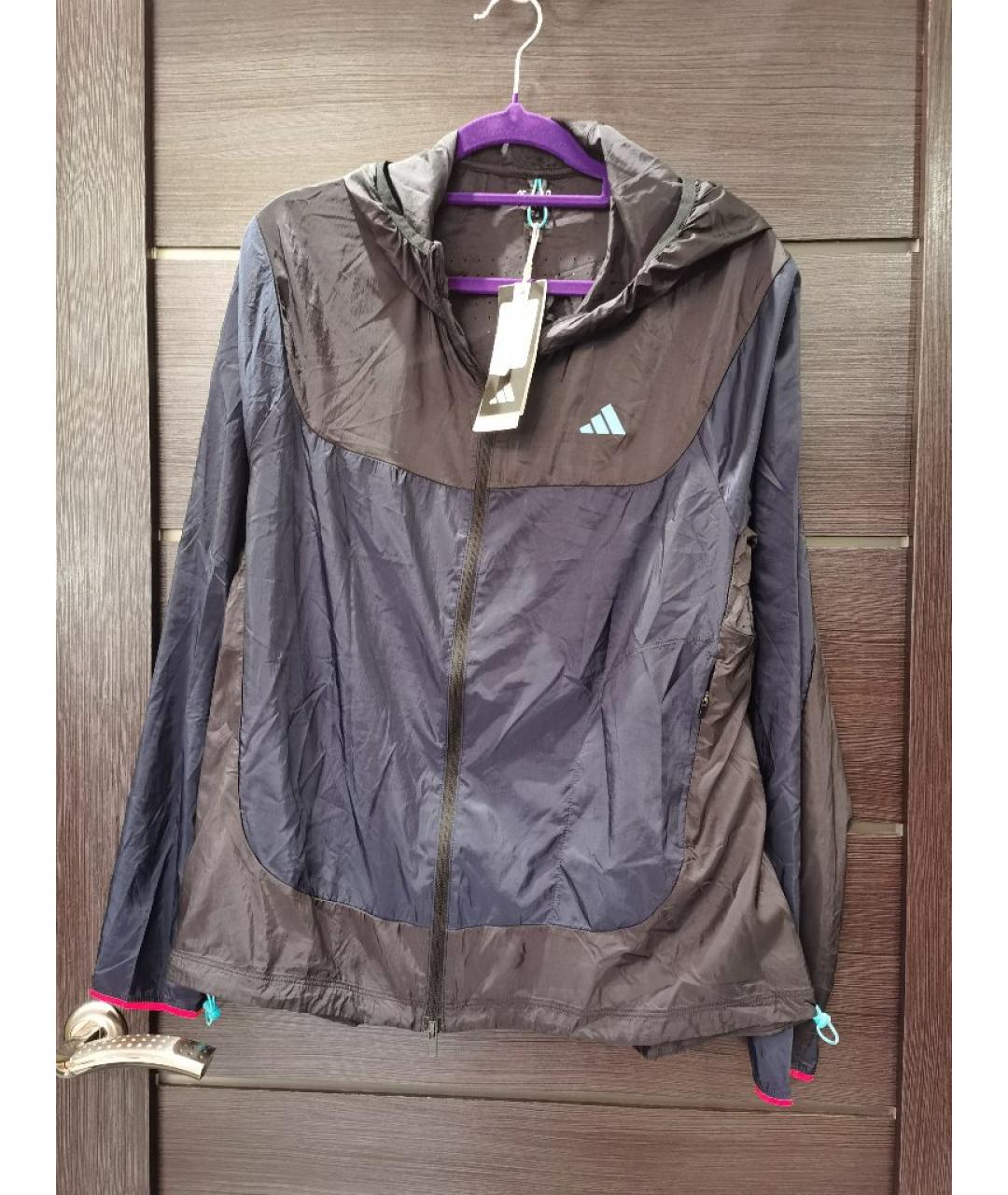 ADIDAS Темно-синяя спортивная куртка, фото 9