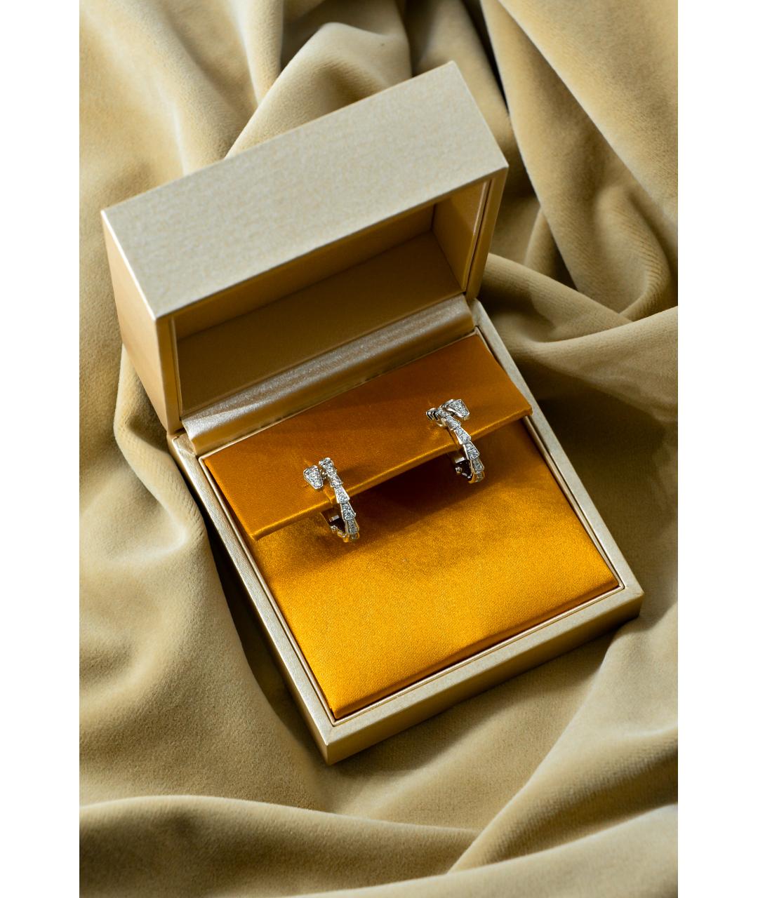 BVLGARI Серьги из белого золота, фото 3