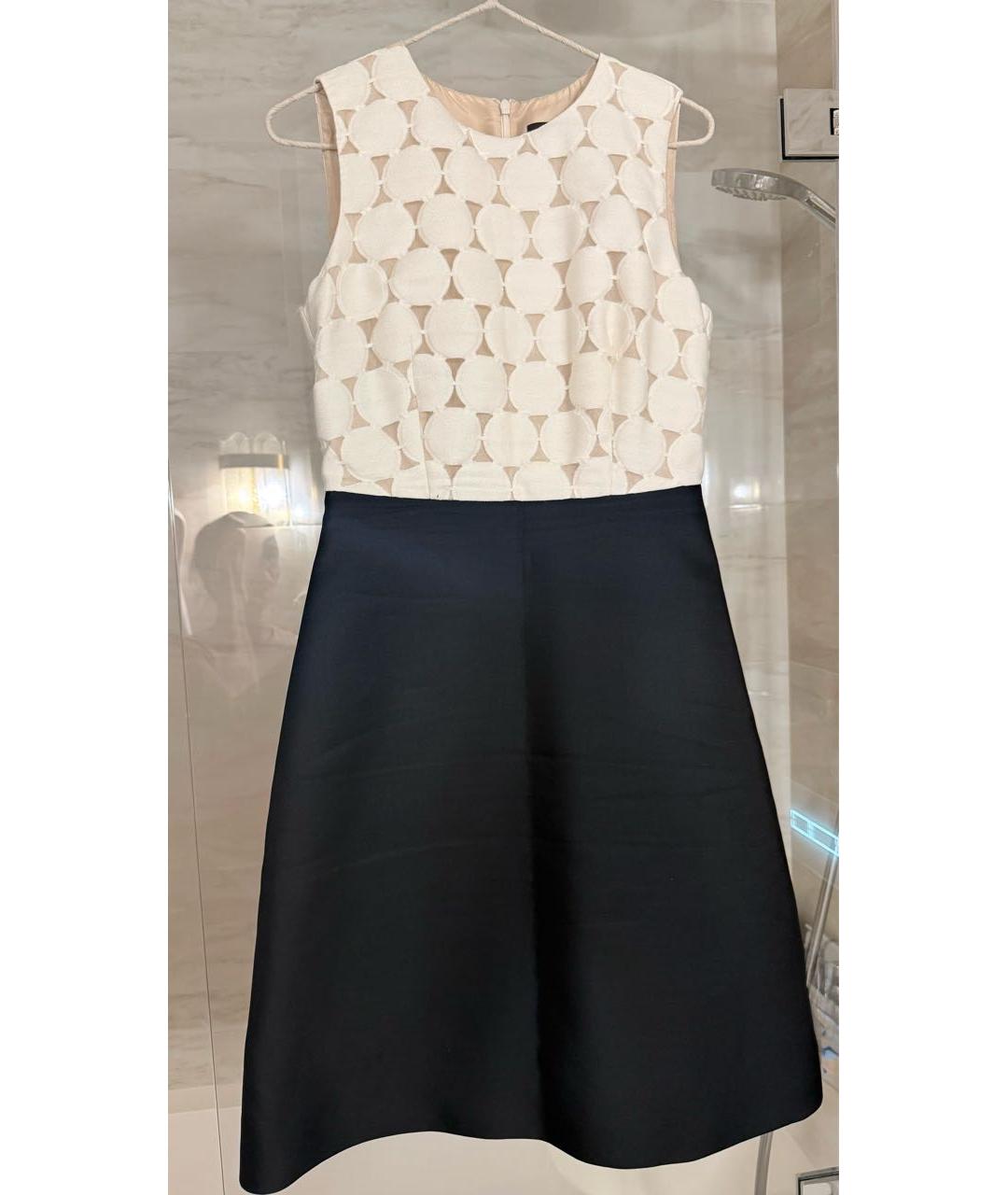 MAX MARA Черное хлопковое коктейльное платье, фото 9