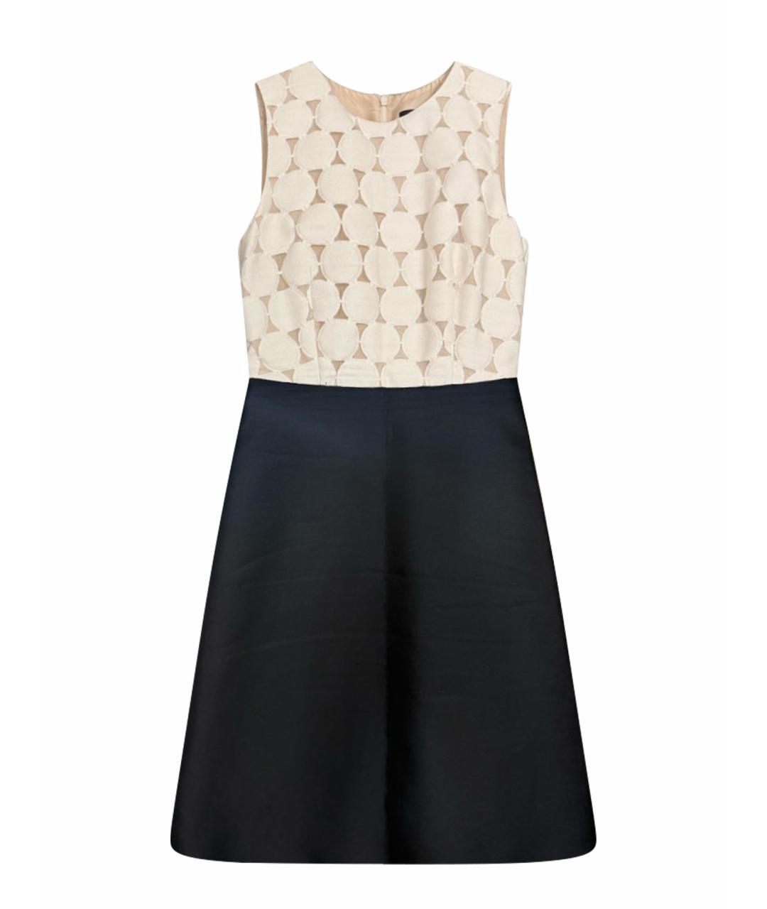 MAX MARA Черное хлопковое коктейльное платье, фото 1