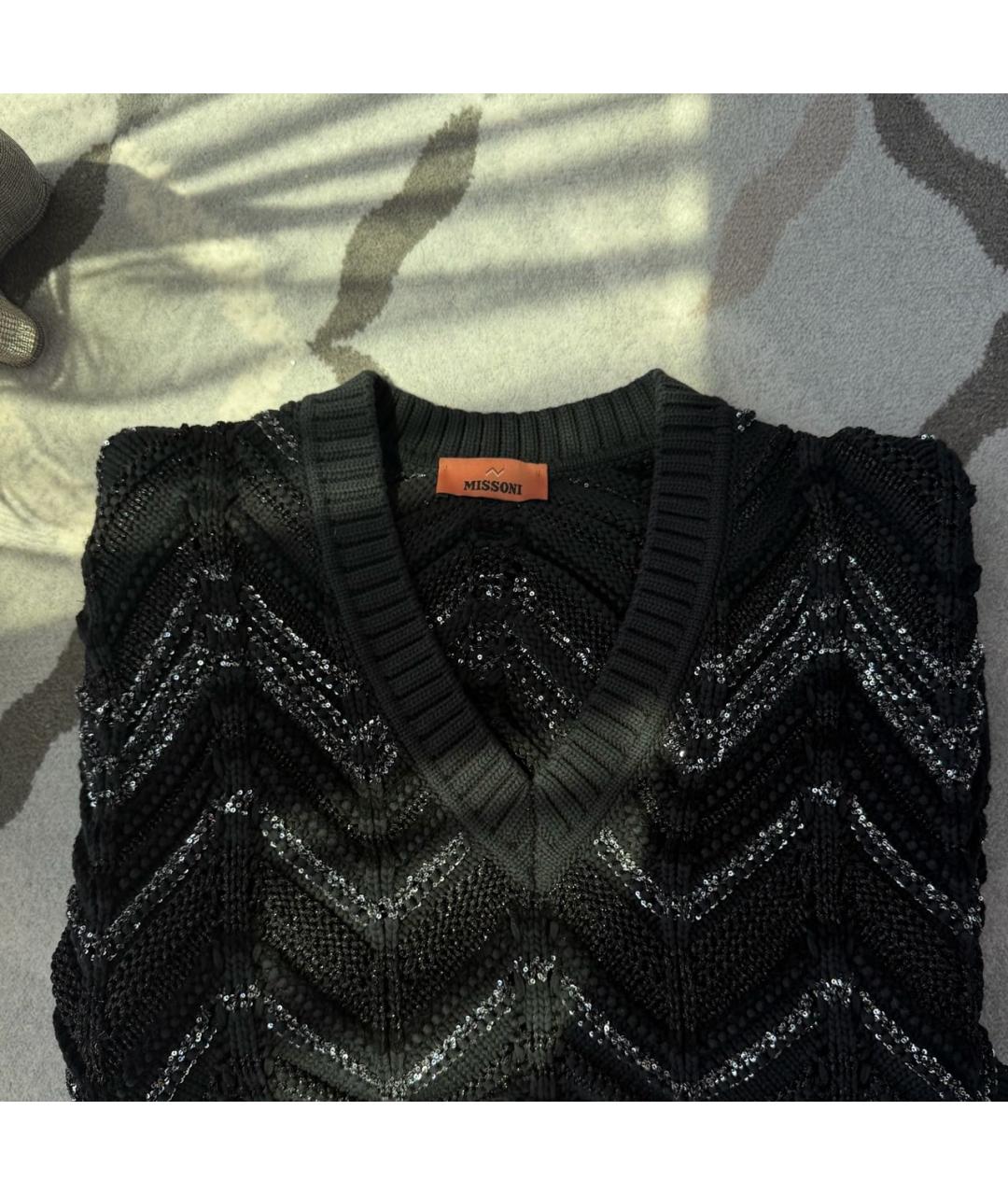MISSONI Черный шерстяной джемпер / свитер, фото 3