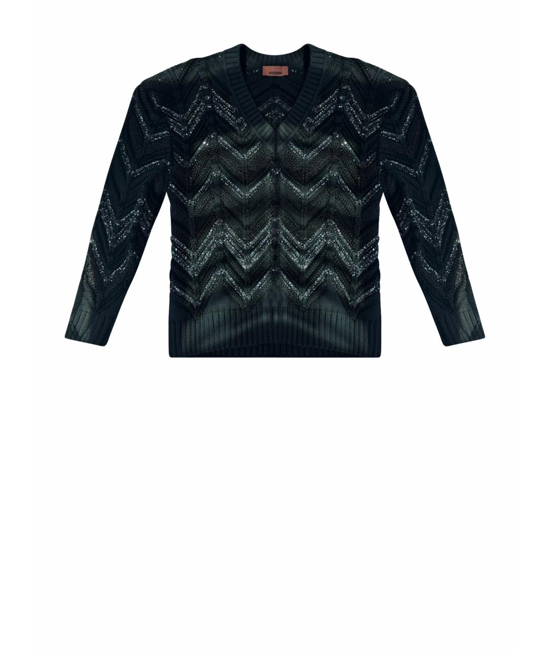 MISSONI Черный шерстяной джемпер / свитер, фото 1