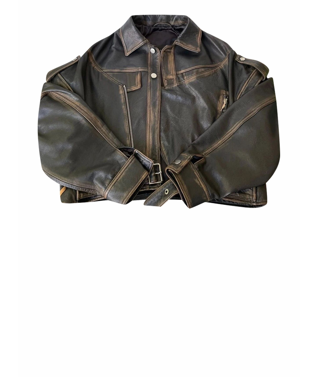 MANOKHI Кожаная куртка, фото 1