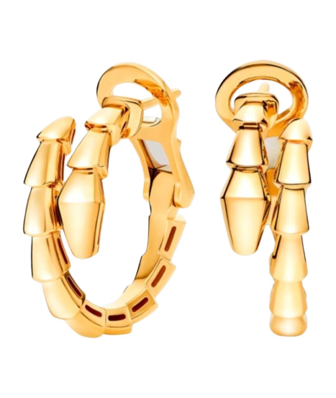 BVLGARI Золотые серьги из желтого золота, фото 1