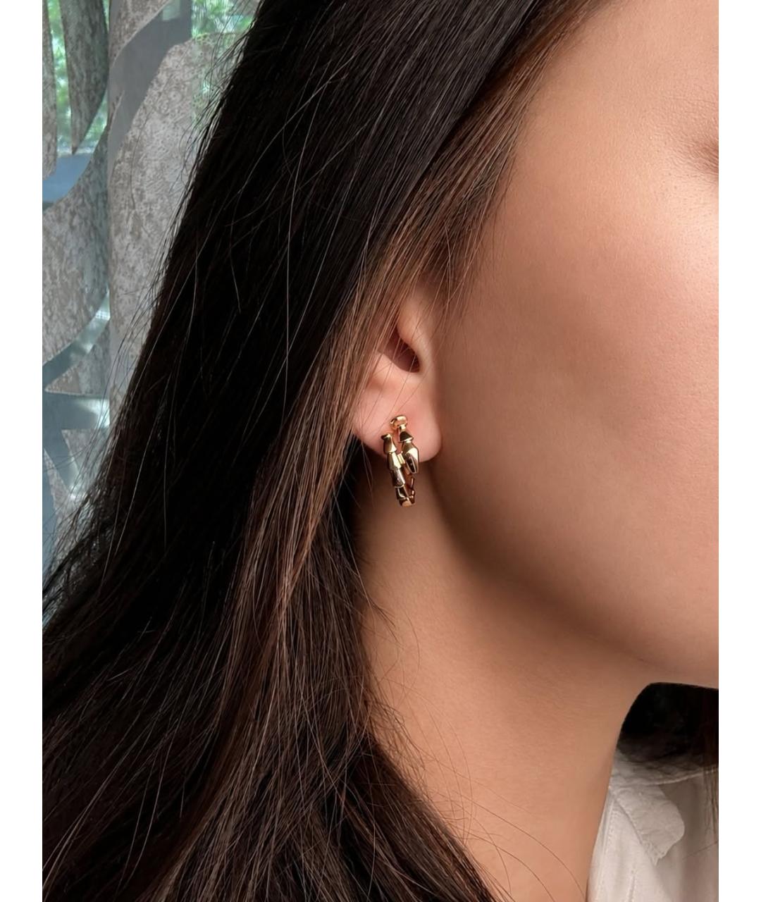 BVLGARI Золотые серьги из желтого золота, фото 3