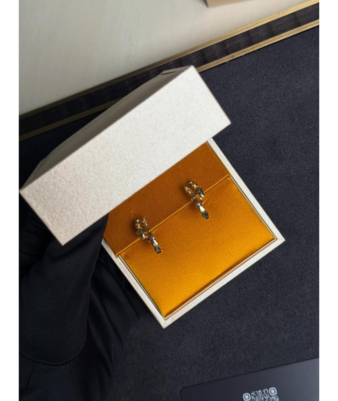 BVLGARI Золотые серьги из желтого золота, фото 2