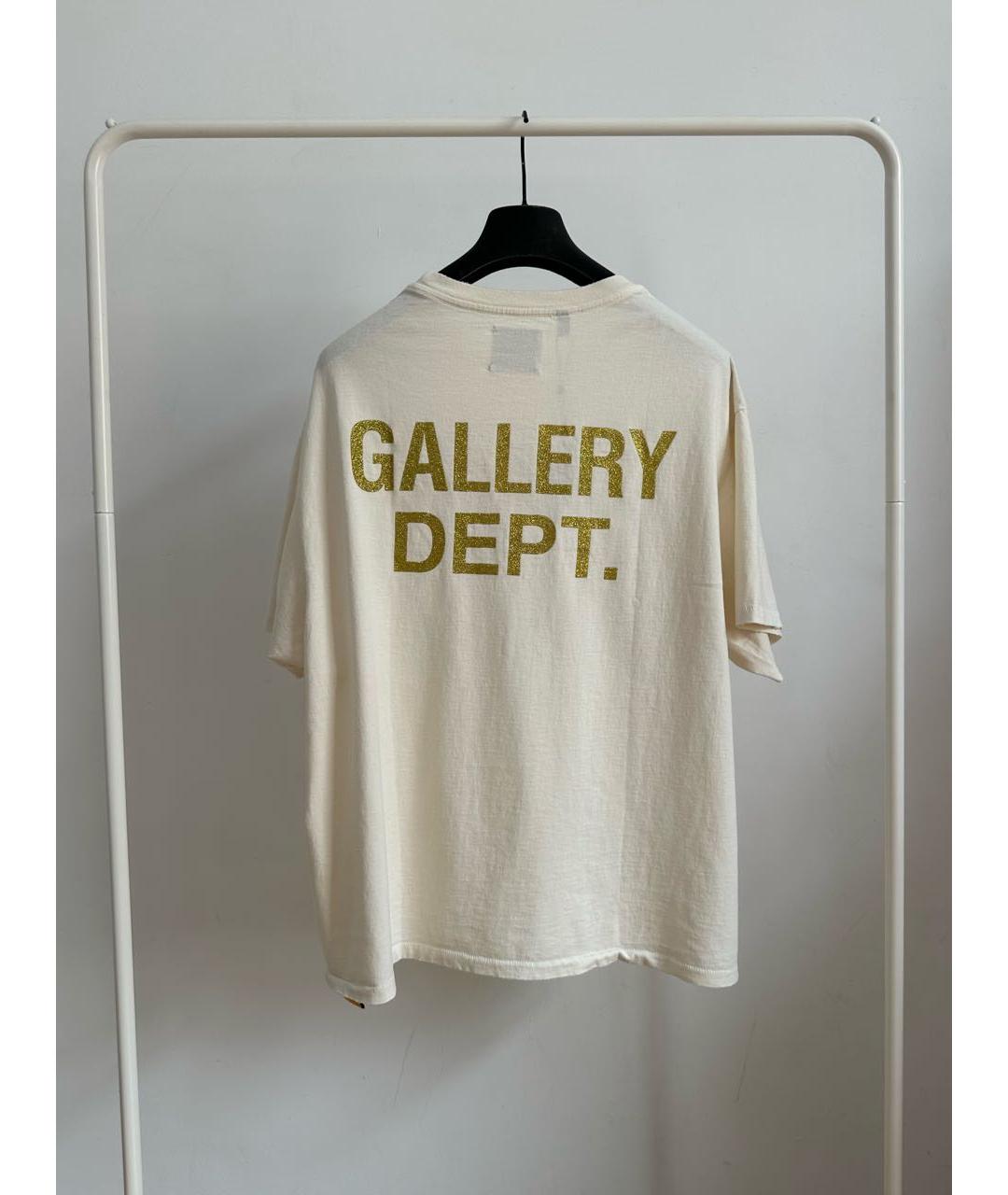 Gallery Dept Бежевая хлопковая футболка, фото 2