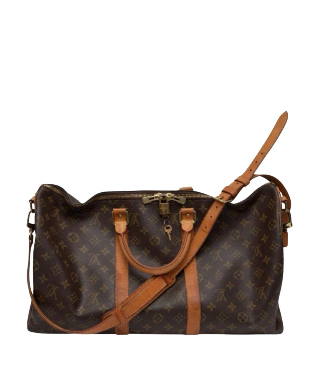 LOUIS VUITTON Коричневая дорожная/спортивная сумка из искусственной кожи, фото 1
