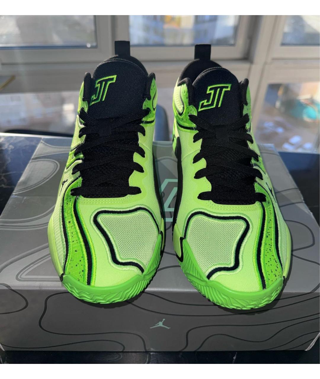 NIKE Зеленые низкие кроссовки / кеды, фото 2