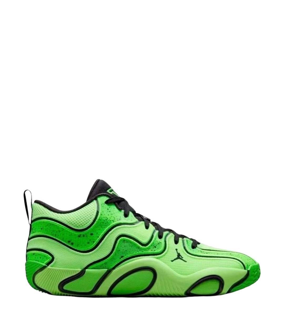 NIKE Зеленые низкие кроссовки / кеды, фото 1