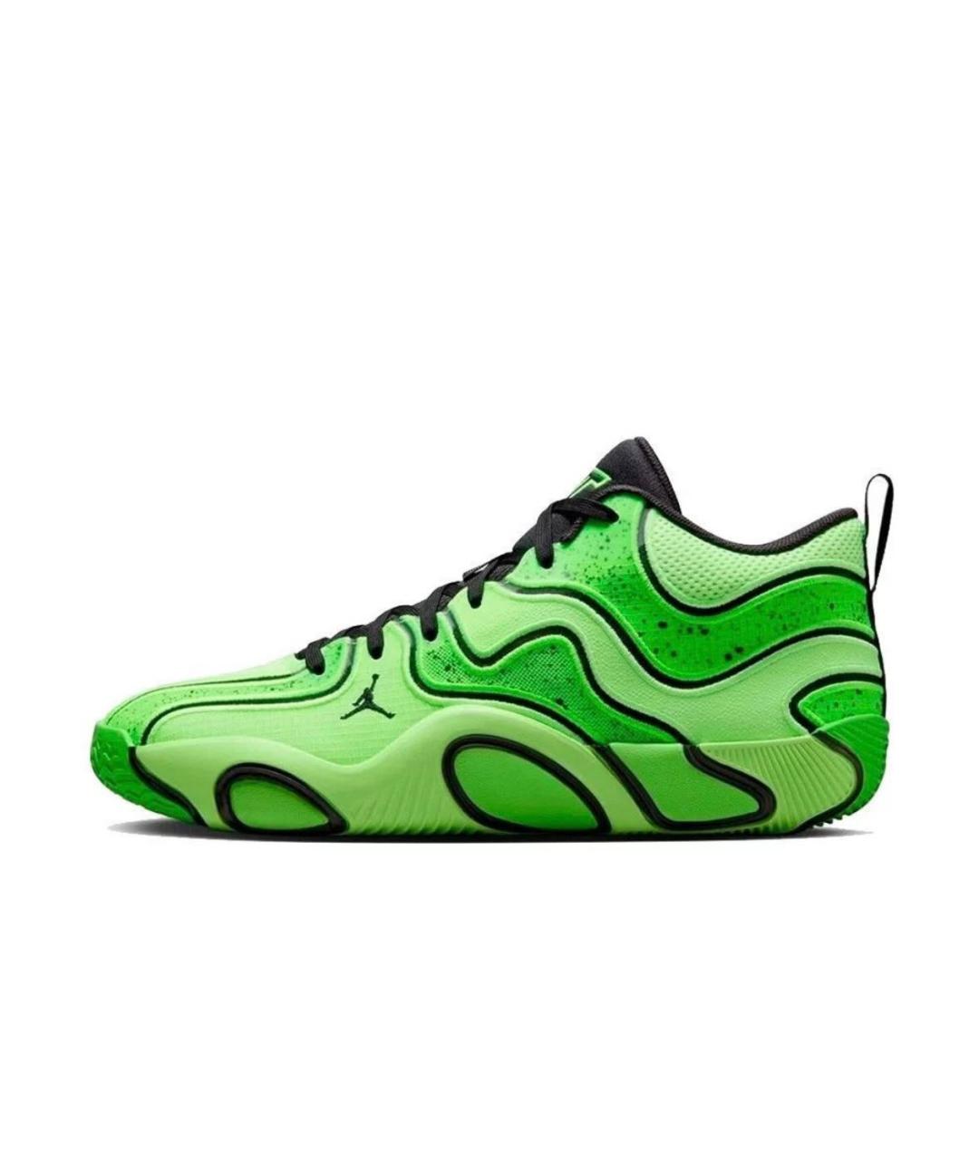NIKE Зеленые низкие кроссовки / кеды, фото 9