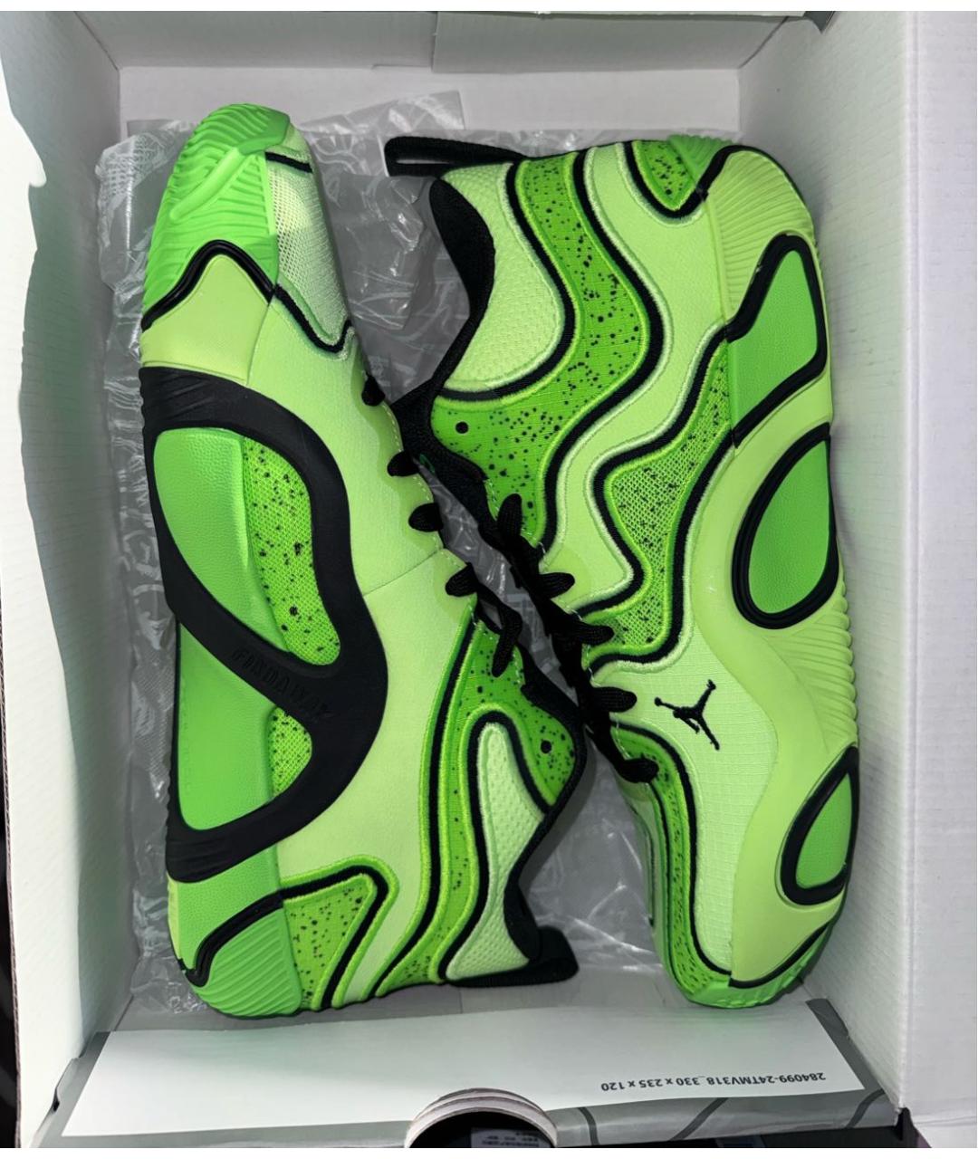 NIKE Зеленые низкие кроссовки / кеды, фото 4