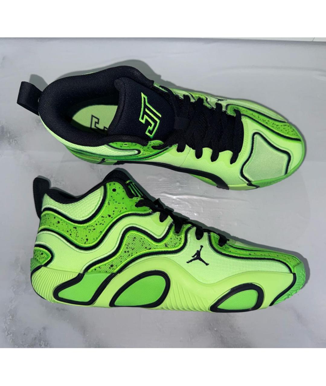 NIKE Зеленые низкие кроссовки / кеды, фото 8