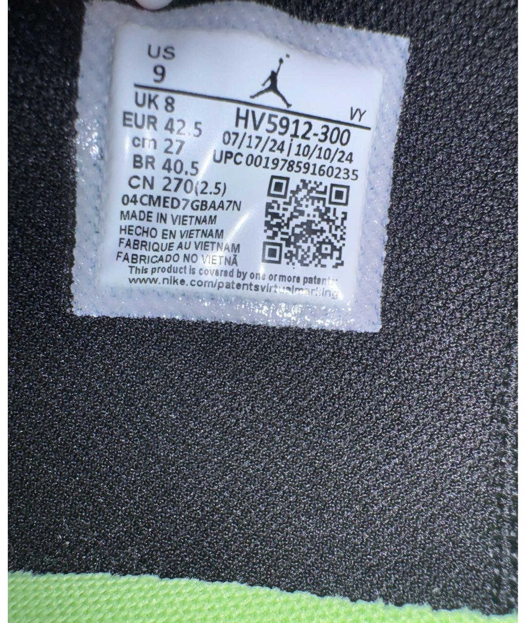NIKE Зеленые низкие кроссовки / кеды, фото 6
