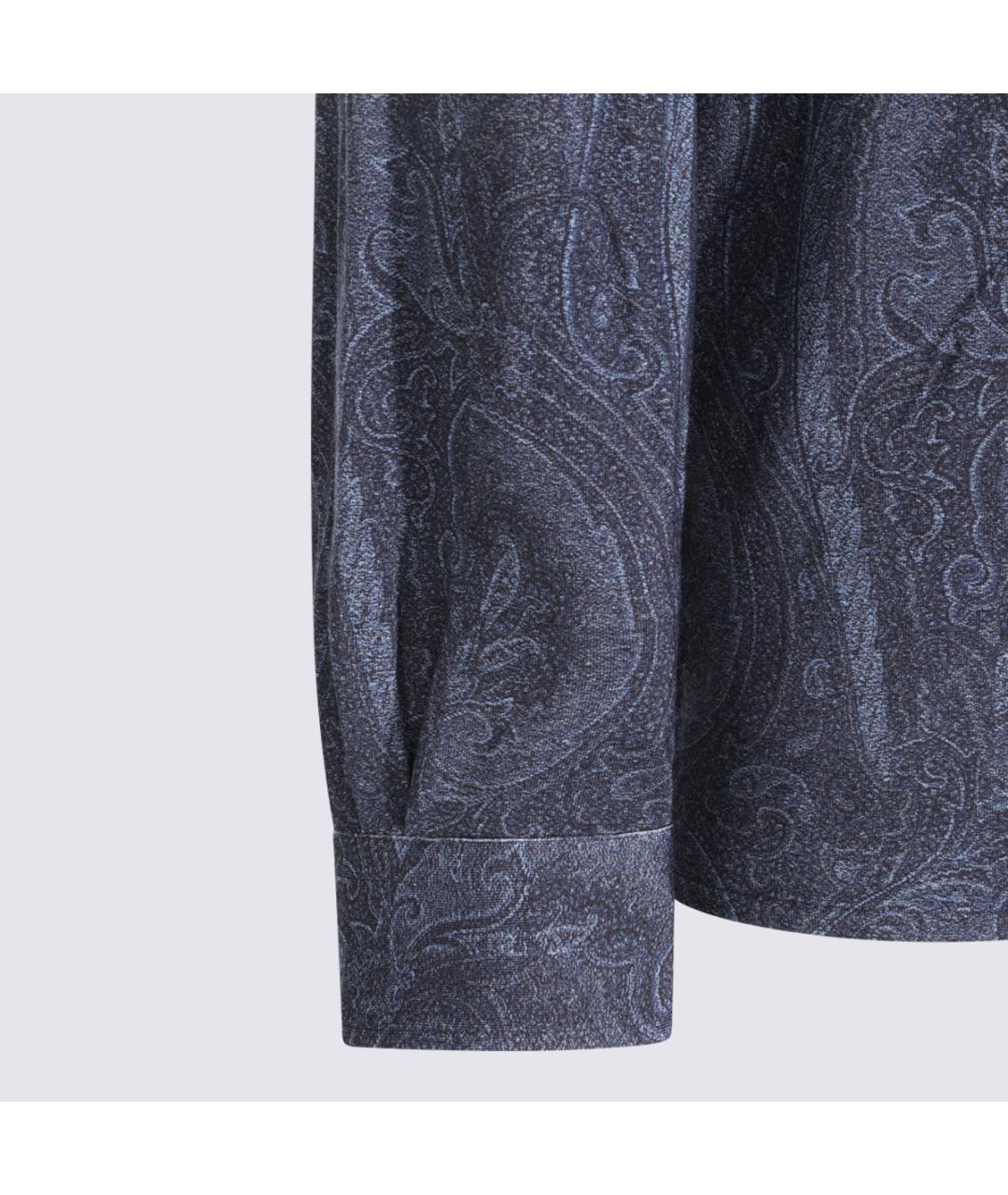 ETRO Синяя кэжуал рубашка, фото 3