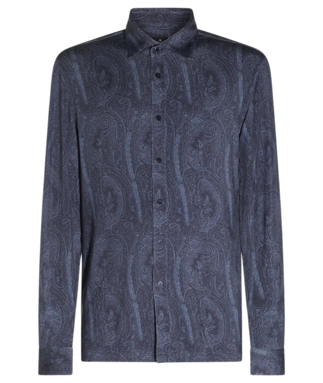ETRO Синяя кэжуал рубашка, фото 1