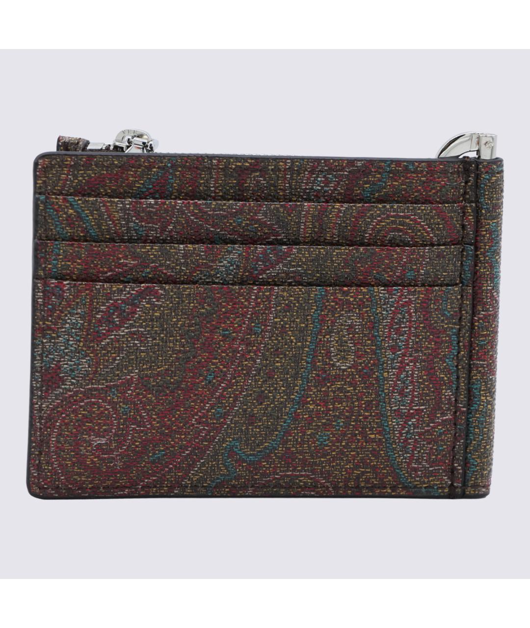 ETRO Коричневый кардхолдер, фото 3