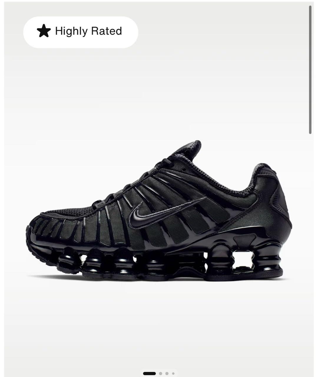 NIKE Черные синтетические кроссовки, фото 8