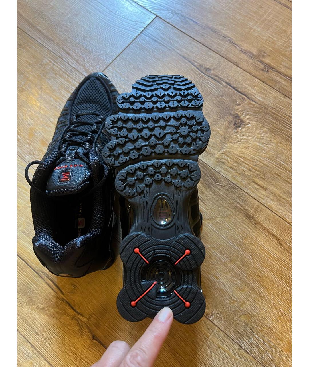 NIKE Черные синтетические кроссовки, фото 5
