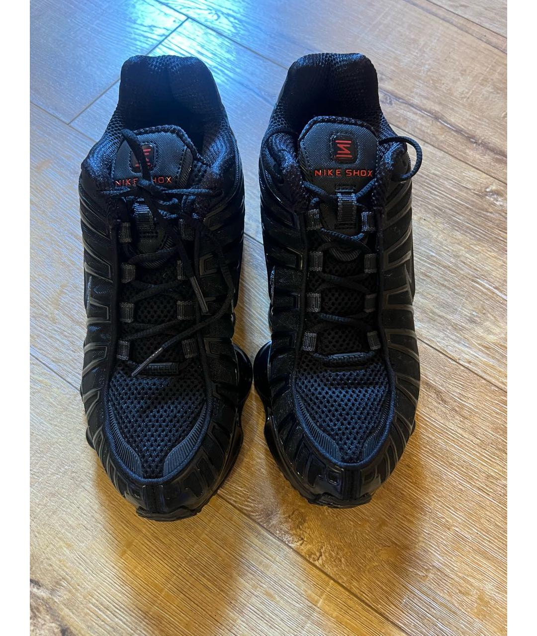NIKE Черные синтетические кроссовки, фото 4