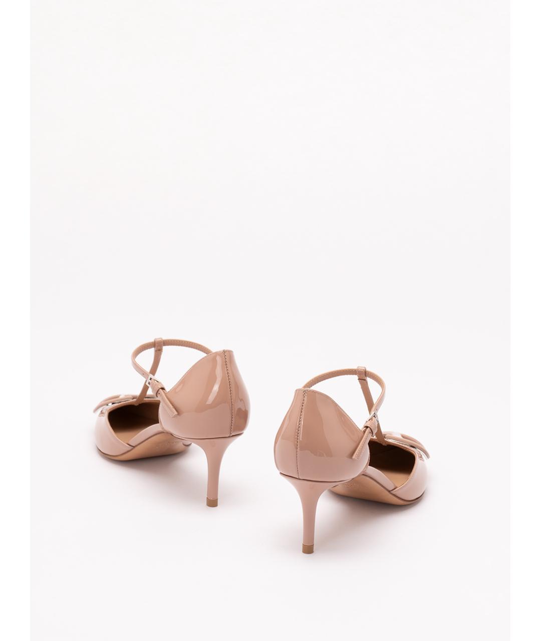 VALENTINO Розовые туфли из лакированной кожи, фото 3