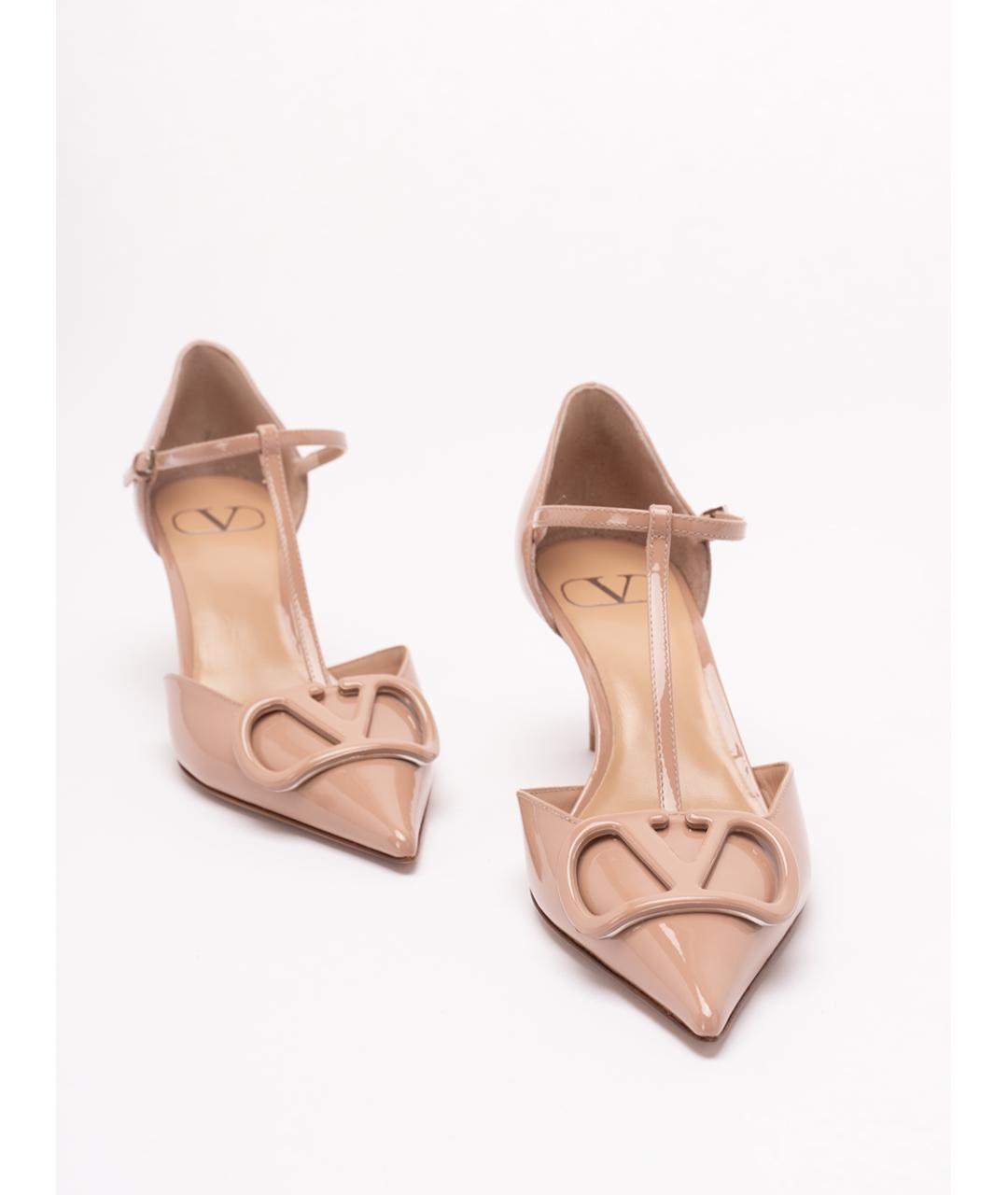 VALENTINO Розовые туфли из лакированной кожи, фото 5