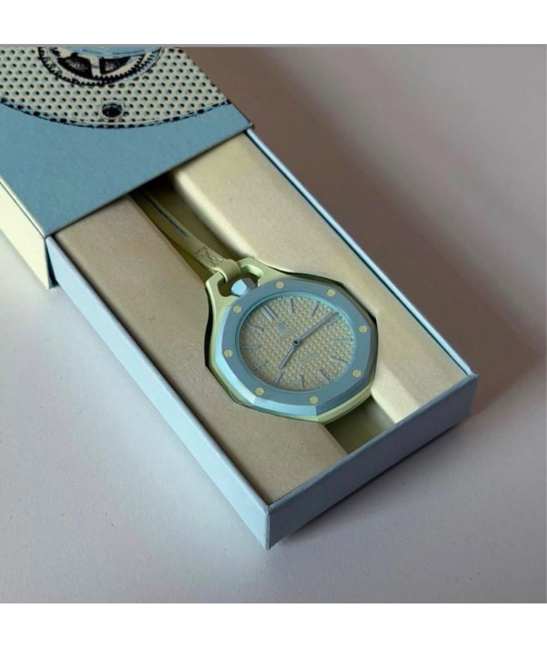 Swatch Голубые керамические часы, фото 3