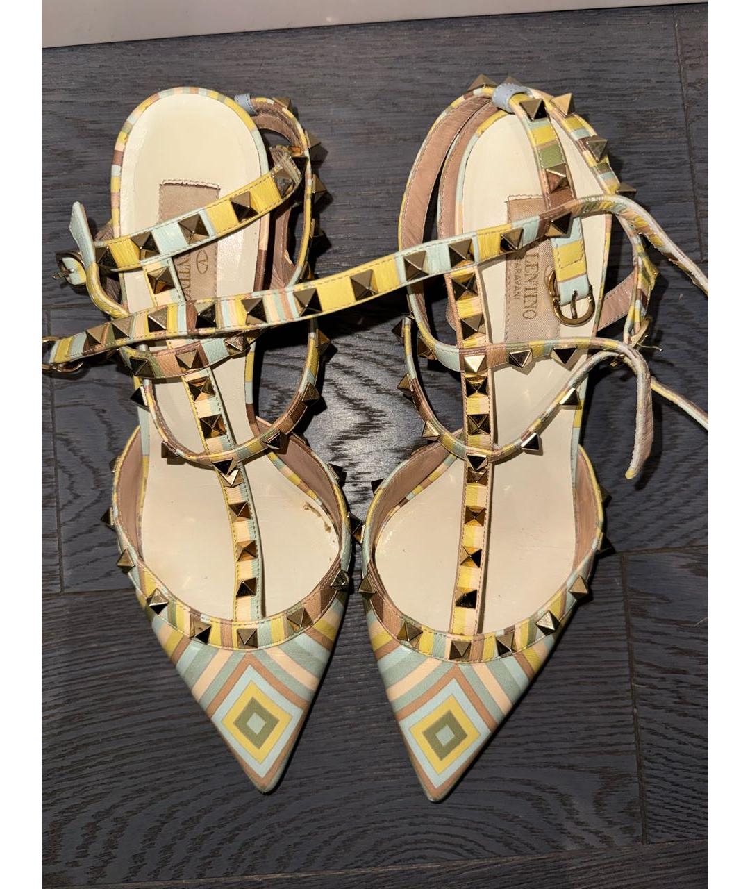 VALENTINO Мульти текстильные туфли, фото 2