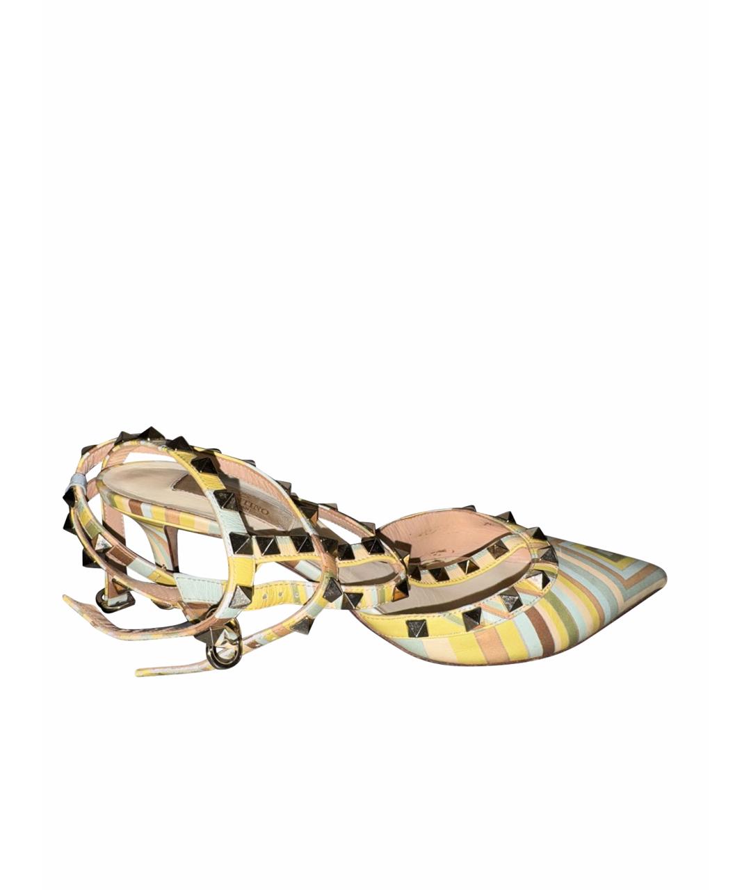 VALENTINO Мульти текстильные туфли, фото 1