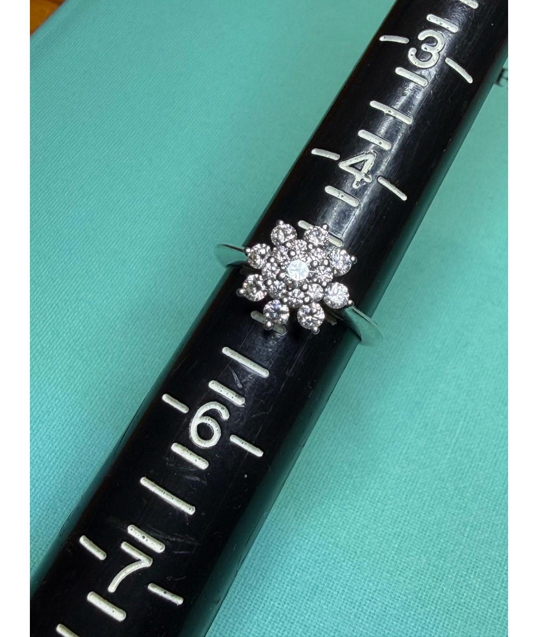 TIFFANY&CO Серебряное платиновое кольцо, фото 3