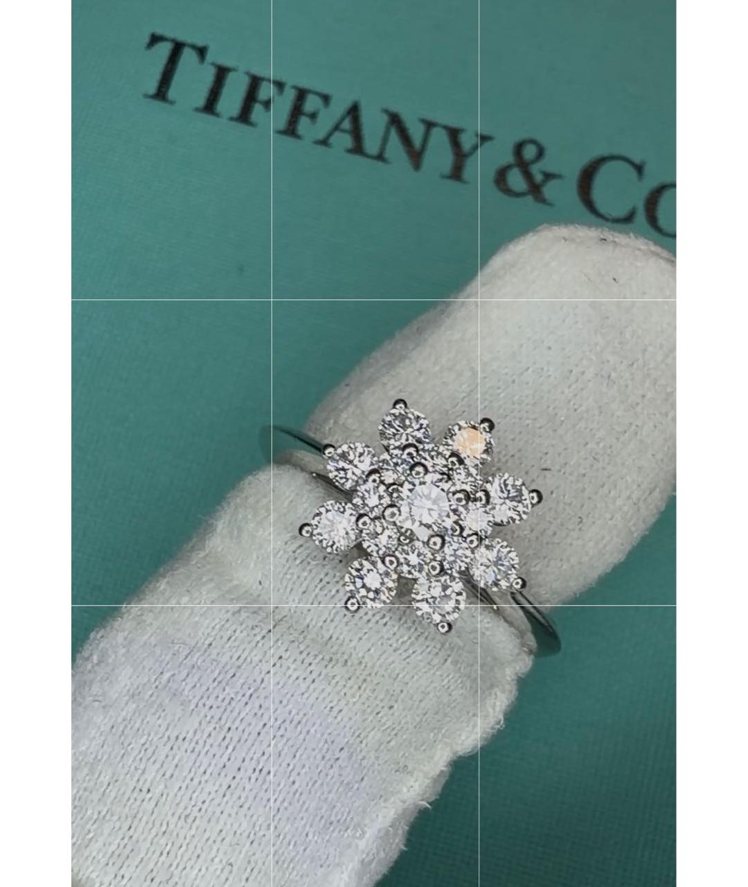 TIFFANY&CO Серебряное платиновое кольцо, фото 7