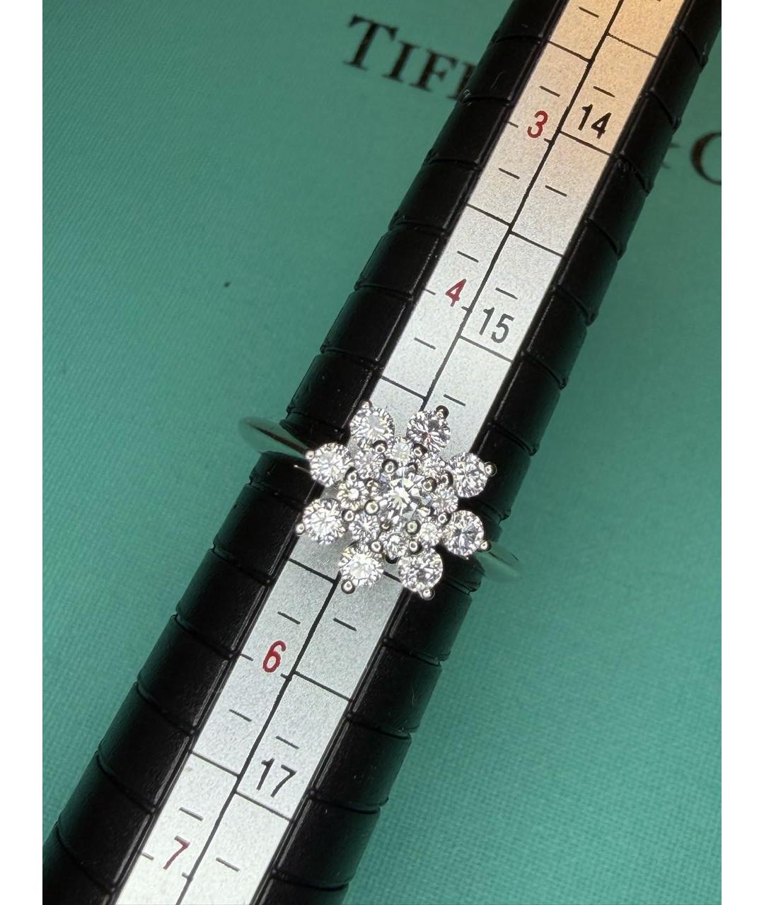 TIFFANY&CO Серебряное платиновое кольцо, фото 4