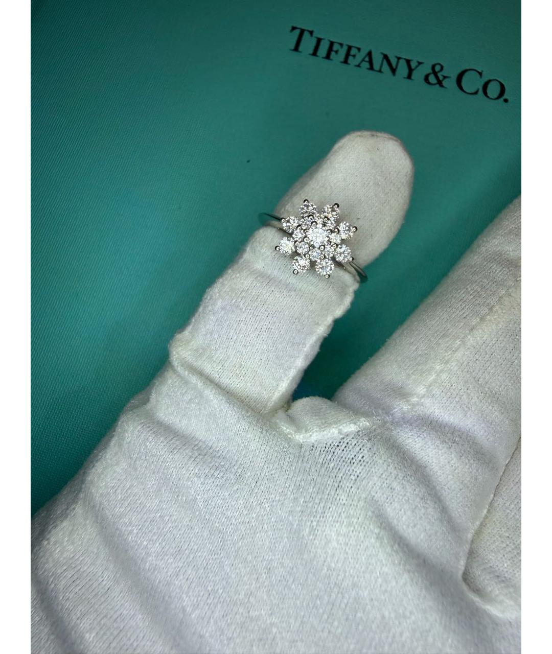 TIFFANY&CO Серебряное платиновое кольцо, фото 5