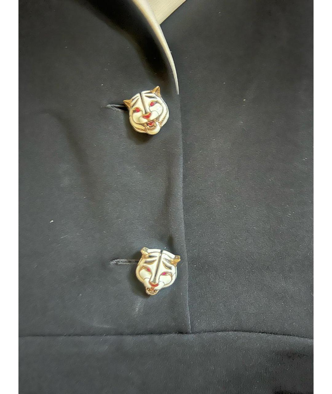 GUCCI Черное вискозное повседневное платье, фото 5