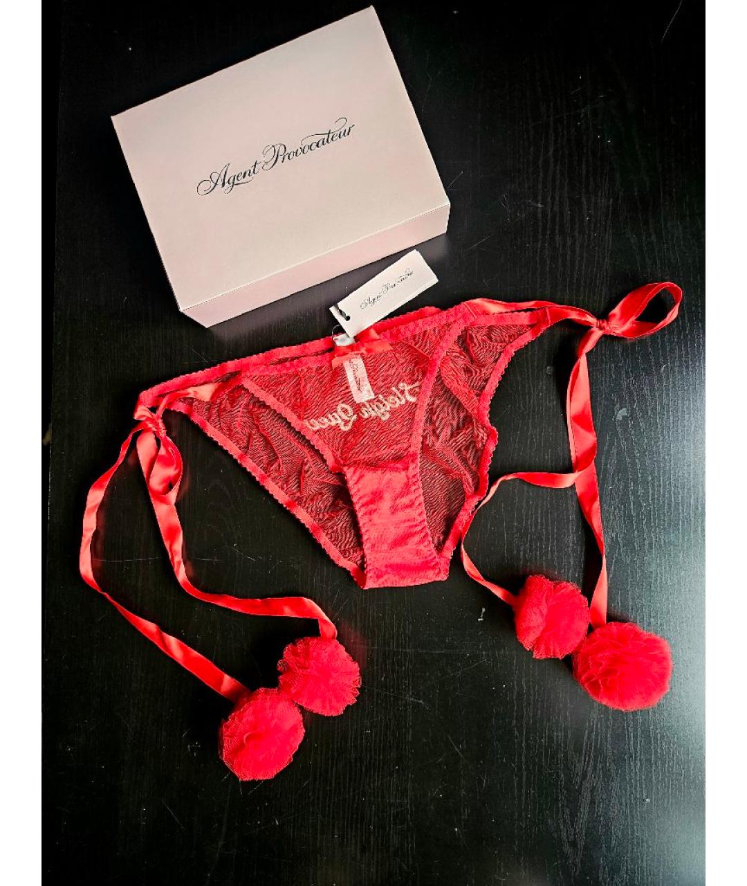 AGENT PROVOCATEUR Красные трусы, фото 4