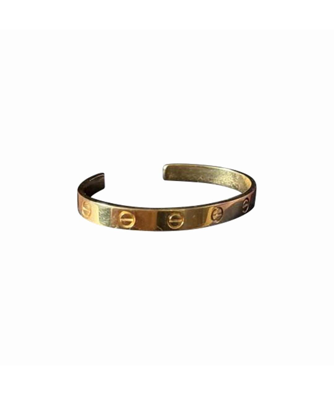 CARTIER Желтый браслет из желтого золота, фото 1