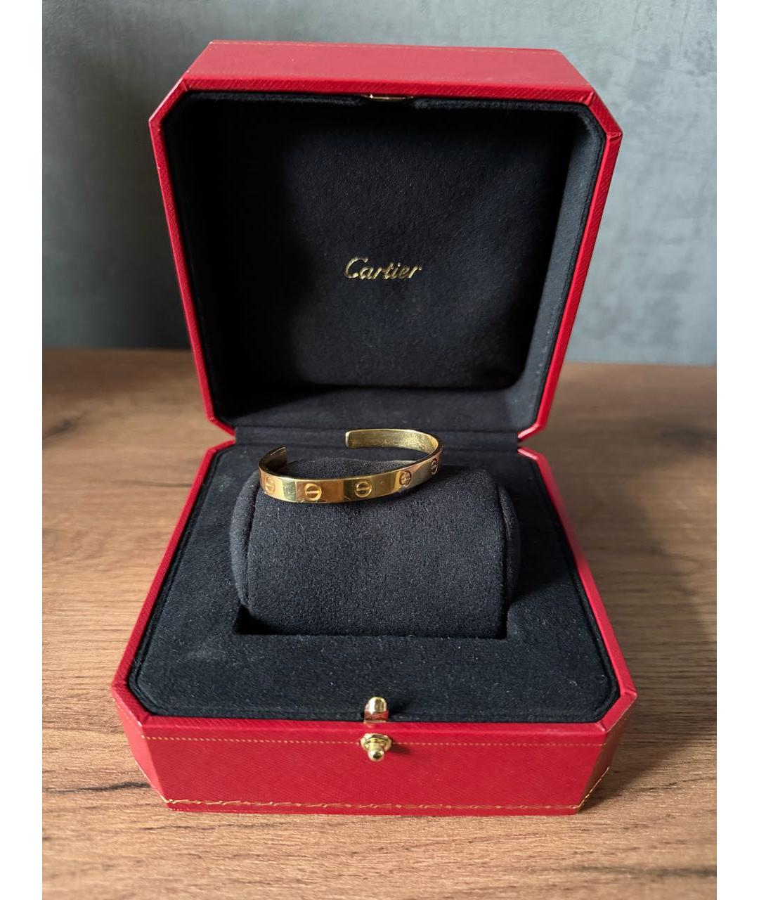 CARTIER Желтый браслет из желтого золота, фото 7